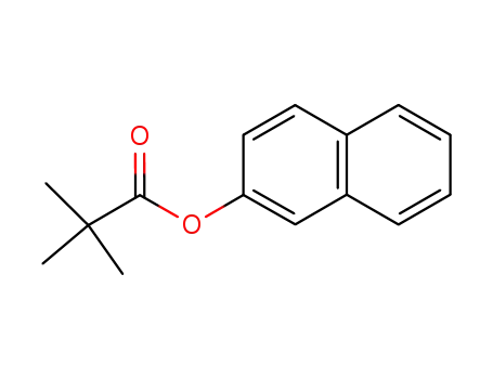 Molecular Structure of 1503-86-2 (naphthalen-2-yl 2,2-dimethylpropanoate)