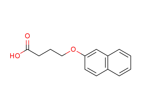 Molecular Structure of 16563-48-7 (4-(naphthalen-2-yloxy)butanoic acid)