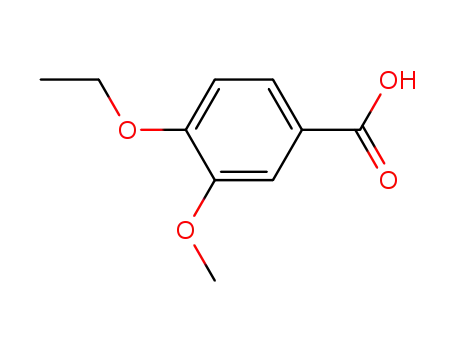 Molecular Structure of 3535-30-6 (4-ETHOXY-3-METHOXY-BENZOIC ACID)