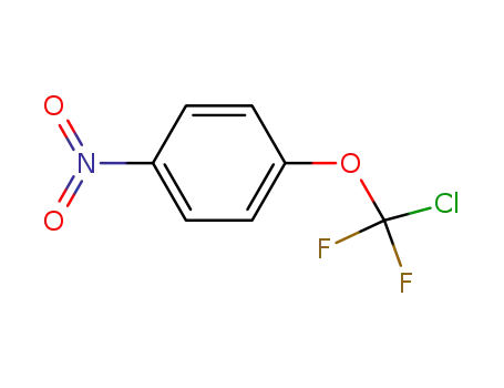 Molecular Structure of 40750-71-8 (1-(CHLORO-DIFLUORO-METHOXY)-4-NITRO-BENZENE)