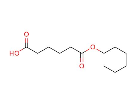 Molecular Structure of 54812-72-5 (Hexanedioic acid, monocyclohexyl ester)