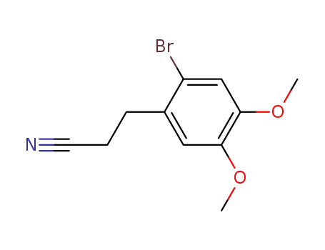 3-(2-Bromo-4,5-dimethoxyphenyl)propanenitrile