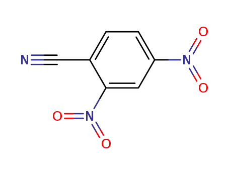 Molecular Structure of 4110-33-2 (2 4-DINITROBENZONITRILE  97)
