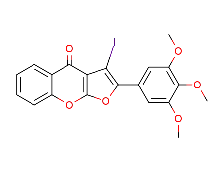 3-iodo-2-(3,4,5-trimethoxy)phenyl-4H-furo[2,3-b]benzopyran-4-one