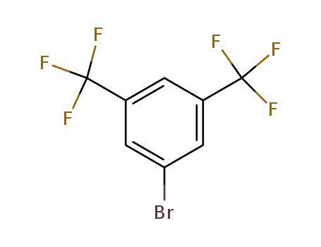 Molecular Structure of 328-70-1 (3,5-Bis(trifluoromethyl)bromobenzene)