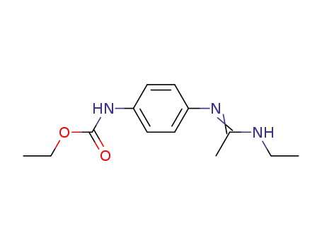 {4-[(N-Ethyl-acetimidoyl)-amino]-phenyl}-carbamic acid ethyl ester