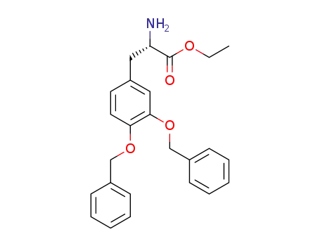 ethyl 2-amino-3-(3,4-(dibenzyloxy)phenyl)propanoate