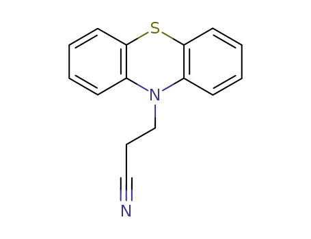 Molecular Structure of 1698-80-2 (10H-Phenothiazine-10-propanenitrile)