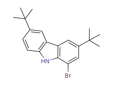 1-bromo-3,6-di-butyl-tert-9H-carbazole