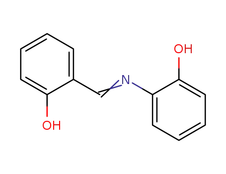 Molecular Structure of 1761-56-4 (2-SALICYLIDENEAMINOPHENOL)