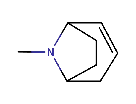 Molecular Structure of 529-18-0 (8-Methyl-8-azabicyclo[3.2.1]oct-2-ene)