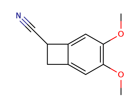 35202-54-1,4,5-Dimethoxy-1-cyanobenzocyclobutane,1,2-Dihydro-4,5-dimethoxybenzocyclobutene-1-carbonitrile;1-Cyano-4,5-dimethoxybenzocyclobutene;4,5-Dimethoxy-1-benzocyclobutenecarbonitrile;NSC 154410;3,4-dimethoxybicyclo(4.2.0)octa-1,3,5-triene-7-carbonitrile;