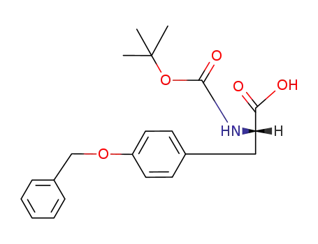 Molecular Structure of 2130-96-3 (Boc-O-benzyl-L-tyrosine)