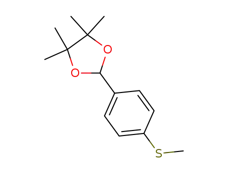 4-(4,4,5,5-tetramethyl-1,3-dioxolan-2-yl)phenyl methyl sulfide