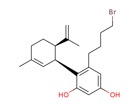 5-(4-bromobutyl)-4-[(1S,6R)-3-methyl-6-(1-methylethenyl)-2-cyclohexen-1-yl]-1,3-benzenediol