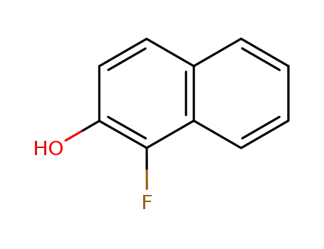 Molecular Structure of 51417-63-1 (2-Naphthalenol,  1-fluoro-)