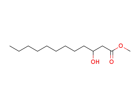 Molecular Structure of 72864-23-4 (METHYL 3-HYDROXYDODECANOATE)