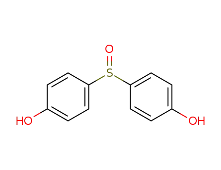 Molecular Structure of 1774-34-1 (4-(4-hydroxyphenyl)sulfinylphenol)