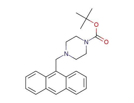 4-anthracen-9-ylmethylpiperazine-1-carboxylic acid tert-butyl ester
