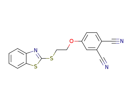 4-(2-(2-benzothiazolylthio)ethoxy)phthalonitrile