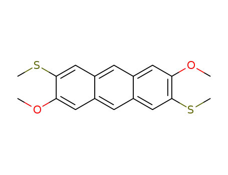 2,6-dimethoxy-3,7-bis(methylthio)anthracene