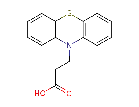 Molecular Structure of 362-03-8 (10-Phenothiazine propiocic acid)
