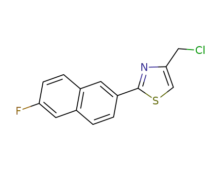 4-(chloromethyl)-2-(2-fluoronaphthalen-6-yl)thiazole