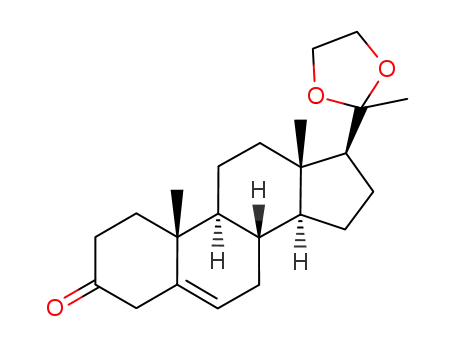 pregn-5-ene-3,20-dione cyclic 20-(1,2-ethanediylacetal)