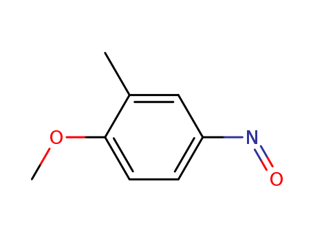 Molecular Structure of 125708-82-9 (Benzene, 1-methoxy-2-methyl-4-nitroso-)
