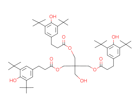 Benzenepropanoic acid,3,5-bis(1,1-dimethylethyl)-4-hydroxy-,1,1'-[2-[[3-[3,5-bis(1,1-dimethylethyl)-4-hydroxyphenyl]-1-oxopropoxy]methyl]-2-(hydroxymethyl)-1,3-propanediyl]ester