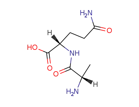(2S)-5-amino-2-{[(2S)-2-azaniumylpropanoyl]amino}-5-oxopentanoate