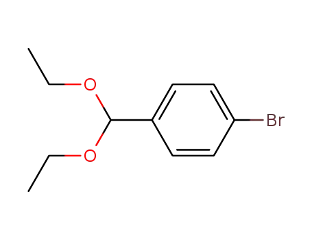 Molecular Structure of 34421-94-8 (4-BROMOBENZALDEHYDE DIETHYL ACETAL)