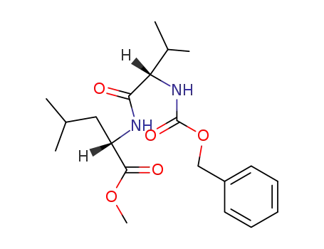 Molecular Structure of 4817-93-0 (L-Leucine, N-[(phenylmethoxy)carbonyl]-L-valyl-, methyl ester)