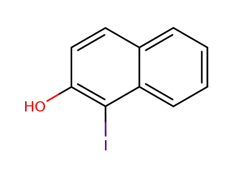 Molecular Structure of 2033-42-3 (1-Iodo-2-naphthol)