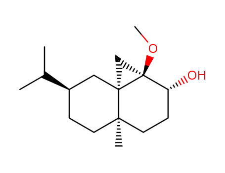 7β-Isopropyl-4β-methoxy-10α-methyl-4α,5α-methylen-3α-decalol
