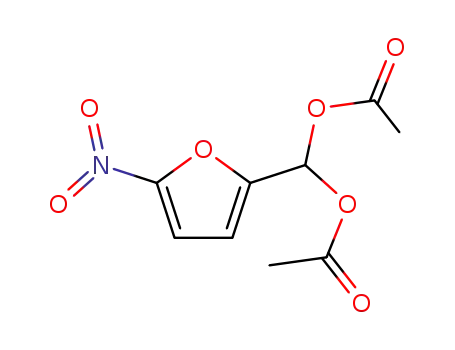 Molecular Structure of 92-55-7 (5-Nitro-2-furaldehyde diacetate)