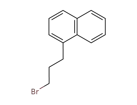Molecular Structure of 27650-86-8 (Naphthalene, 1-(3-bromopropyl)-)