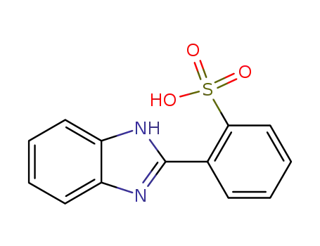 Molecular Structure of 63254-90-0 (Benzenesulfonic acid, 2-(1H-benzimidazol-2-yl)-)