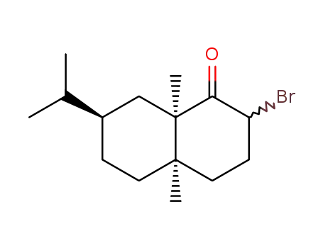 (4aR)-2ξ-bromo-7t-isopropyl-4a,8a-dimethyl-(4ar,8ac)-octahydro-naphthalen-1-one