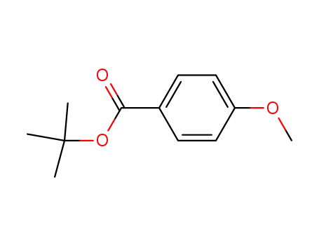 Molecular Structure of 833-79-4 (Benzoic acid, 4-methoxy-, 1,1-dimethylethyl ester)