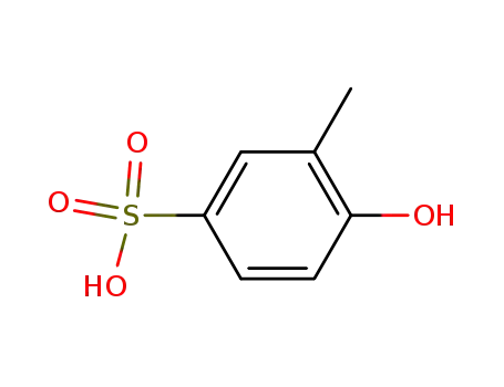 Molecular Structure of 7134-04-5 (o-Cresolsulfonic acid)