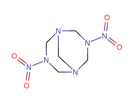Molecular Structure of 949-56-4 (3,7-dinitro-1,3,5,7-tetraazabicyclo[3.3.1]nonane)