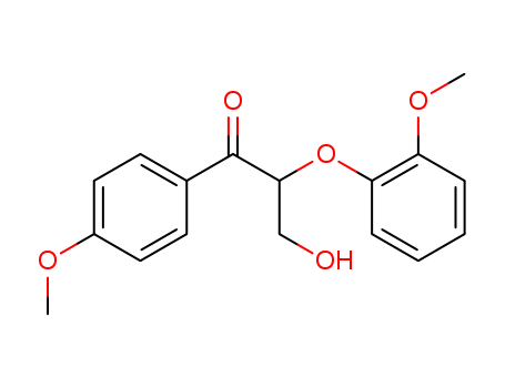3-Hydroxy-2-(2-methoxyphenoxy)-1-(4-methoxyphenyl)propan-1-one