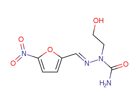 5-nitro-furfural-[2-(2-hydroxy-ethyl)-semicarbazone]
