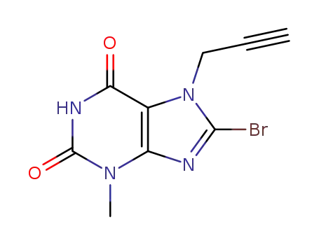 8-bromo-3-methyl-7-(prop-2-ynyl)-1H-purine-2,6(3H,7H)-dione