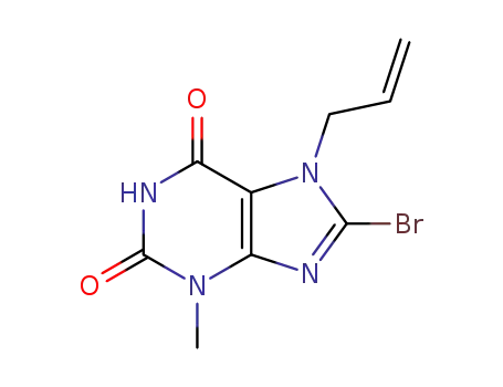 7-allyl-8-bromo-3-methyl-1H-purine-2,6(3H,7H)-dione