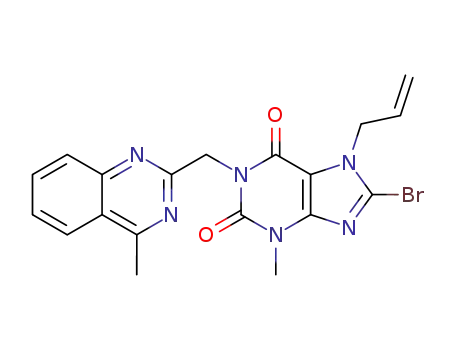 7-allyl-8-bromo-3-methyl-1-[(4-methylquinazolin-2-yl)methyl]-1H-purine-2,6(3H,7H)-dione