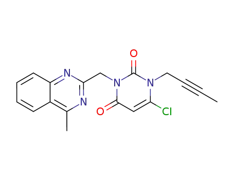 1-(2-butyn-1-yl)-6-chloro-3-[(4-methylquinazolin-2-yl)methyl]pyrimidine-2,4 (1H,3H)-dione