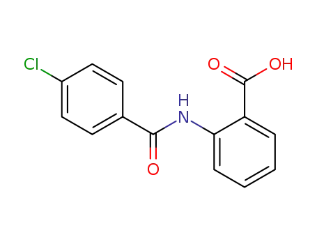 Molecular Structure of 34425-87-1 (2-[(4-CHLOROBENZOYL)AMINO]BENZOIC ACID)