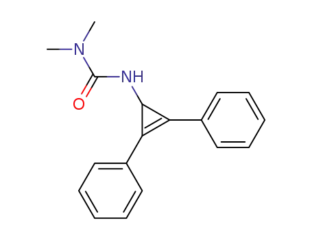 Molecular Structure of 17825-62-6 (Urea, N'-(2,3-diphenyl-2-cyclopropen-1-yl)-N,N-dimethyl-)